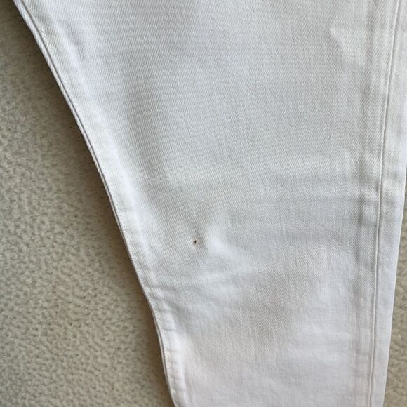 J Crew‎ Curvy Essential Straight Leg Jeans Womens Size 27 White - Picture 4 of 13